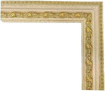 ITALIA CORNICI Maestri Artigiani - Cornice Shabby con Vetro per Foto Poster Laurea Attestato (29,7 x 42 cm (A3))