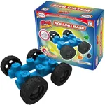 POPULAR PLAYTHINGS Mag Builder Rolling Base, Magnetic Toy Play Set
