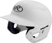 Rawlings | MACH Batting Helmet | Matte White | Senior 6 7/8" - 7 5/8"