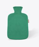 Coronation Hot Water Bag (Large) with Plain Premium Soft Fleece Cover | Green | 2 Liters Capacity | Premium Feel Bag | Great for Cramps, Pain Relief & Cozy Nights | Feet and Bed Warmer for Adults, Kids