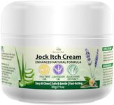 Jock Itch Antifungal Skin Cream: Tea Tree Oil Anti Fungal Cream with Aloe Vera, Lavender & Eucalyptus – Extra Strength Herbal Moisturizer for Itchy Skin Soothing– for Men & Women, 30g