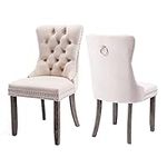 Virabit Tufted Dining Chairs Set of