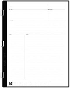Rocketbook New Pro Meeting Notes Page Pack | Scannable Pro Pages for To Do Lists and Agendas - Write, Scan, Erase, Reuse | 20 Sheets | Letter Size: 7.8 in x 10.5 in