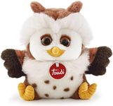 Trudi 24034 Classic Plush Toy Owl Gek Approx. 19 cm Size S Soft Toy with Soft Materials Plush Toy with Realistic Details Washable Cuddly Toy for Children