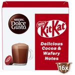 NESCAFÉ Dolce Gusto | KitKat | Hot Chocolate | 16 capsules | 3 Packs | 48 Cups