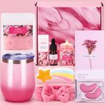 Rose Bath Sets Birthday Pamper Gifts for Women Her, Unique Skin Care Self Care Package for Her Pamper Hampers for Women, Birthday Present Gifts Ideas for Women Best Friend, Sister, Bestie, Auntie, Mum