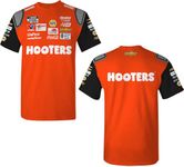 Kyle Busch #8 NASCAR 2024 Rebel Sublimated Pit Uniform Black Shirt, Chase Elliott - Hooters, X-Large