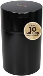 Coffeevac 1 lb - The Ultimate Vacuum Sealed Coffee Container, Black Cap & Body