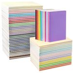 100 PCS Mini Notebooks Bulk, 3.5"x5.5" Small Pocket Notebook Mini Sketchbooks Colorful Cover Notebooks for Kids Students Traveler Drawing (25 Colors)