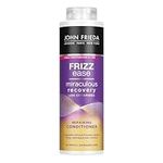 John Frieda Frizz Ease Miraculous Recovery Conditioner 500ml, Smoothing Conditioner for Dry, Distressed Hair, Anti-Frizz Conditioner