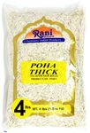 Rani Poha (Powa) Thick Medium-Cut (Flattened Rice) 64oz (4lbs) 1.81kg ~ All Natural, Salt-Free | Vegan | No Colors | Gluten Friendly | Indian Origin