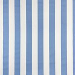 Waterproof Canvas Stripe Fabric 8Oz Heavy Duty Outdoor Chair Material 150cm Wide (Per Metre, Whitesands Light Blue)