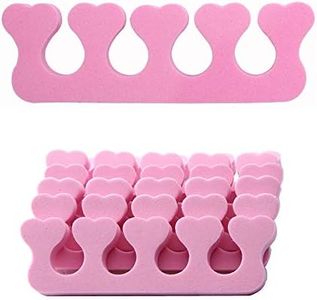 20pcs Soft Foam Sponge Toe Separators Finger Dividers Soft Sponge Finger Divider Spacer Nail Art Manicure Pedicure Tools