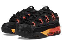 Osiris Men's D3 2001 Skate Shoe, Black/Orange/Black, 8