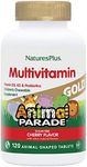 Nature s Plus Source of Life Animal Parade Gold Children s Chewable Multi-Vitamin Mineral Supplement Natural Cherry Flavor 120 Animal-Shaped Tablets