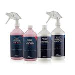 Williams Racing Waterless Car Wash and Wax Cleaning Kit with 2 x Original 1L, 2 x Cherry Blossom 1L + 2 x Triggers