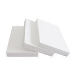 DNB Craft Foam Board - 3PCS 17X11X2 Inch Polystyrene Rectangle White Thick Foam Sheets - Crafts and Arts Supplies