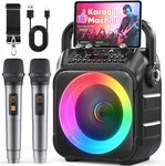 Karaoke Machine with 2 Wireless Mic