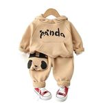 Ameeha Kids Winter Wear Casual Clothing Set for Baby Boy Girl (Cream, 3 Years-4 Years)