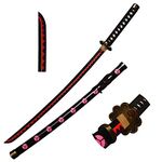 Skyward Blade Wooden Sword Roronoa Zoro Katana, Anime Original Texture Japanese Samurai Sword, Shusui Katana for Cosplay Collection