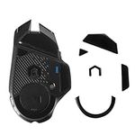 kwmobile Mouse Feet Replacement Compatible with Logitech G502 wireless Computer Mouse Skates Sticker - Black