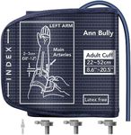 Extra Large Blood Pressure Cuff Arm, Ann Bully 8.6''-20.5'' XL Replacement Cuff for Big Arm Compatible with Most Omron BP Monitors, Blood Pressure Cuff for Big Arm (BP Machine Not Included)