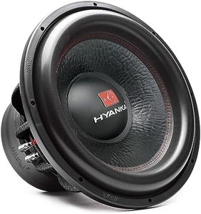 H YANKA BSF-15-4 15 Inch Subwoofer - 2000W MAX Power 15 Inch Paper Cone Subwoofer Car Audio, Black Aluminum Basket, 2.5“ Dual Voice Coil 4 Ohm Impedance 15 Subwoofer for Cars