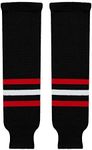 EALER HSK Series Multiple Colors Knit Hockey Socks Junior To Senior, #019black