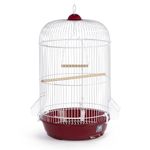 Prevue Hendryx Classic Round Bird Cage, Red