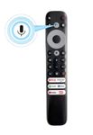 TEVCITY® Remote No. RC902V FMR1 with Google Assistance (Voice Function) Replacement for TCL Android Smart LED TV Remote