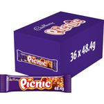 Picnic Chocolate, Caramel and Peanut Bars 48.4g (18 Bars x 48.4g)