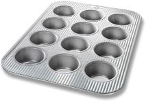 USA Pan Bakeware Muffin Pan, 12-Wel