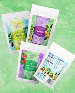 4-18-38 1kg Hydroponic Fertiliser + Calcium + Magnesium 3pc Combo Kit