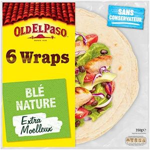 Old El Paso - 6 Wraps de Ble Nature 350 g