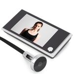 3.5" Digital Door Camera Electronic Door Viewer 120 Degree Peephole Applicable Door Thickness Range: 40-100mm; Door Hole Diameter Range: 14-28mmewer