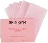 Skin Gym Blotting Papers, Oil Absorbing Facial Sheets, Makeup Friendly Paper Wipes For Oily Skin Shine, Oil Control For All Skin Types, 100 Count Pack of 1