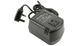 Mercury Step‑Down Voltage Converter 230 V→110 V 100 W UK Mains Power Adapter BS1363 Plug Travel & Home Use Ideal for Laptops, Shavers & LED TVs – Compact & Reliable