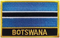 Uijokdef 1 PCS Botswana Flag Patche