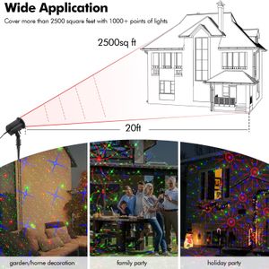 Lunhoo Christmas Projector Lights – Outdoor Holiday LED Display