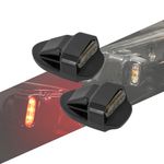 HCmotorku Motorcycle LED Turn Signal Light Tail Light Rear Indicator Lights Mini Fit for Harley Sportster Nightster 975 2021-2023 Black