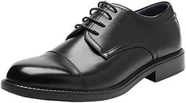 Bruno Marc Men's Downing-01 Black Leather Lined Dress Oxford Shoes Size 12 M US