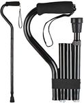 NOVA Folding Offset Cane, Black