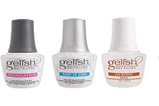 Gelish Terrific Trio Essentials Collection Soak Off Gel Nail Polish Kit, 15 mL