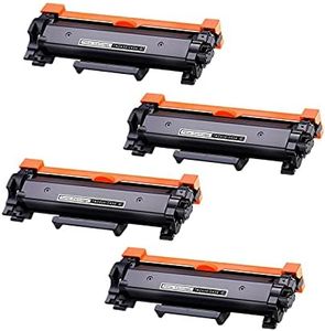 TN2450 TN-2450 with CHIP Toner Compatible for Brother HL-L2350DW MFC-L2750DW MFCL2710DW MFCL2713DW HLL-L2375DW (4 Pack)