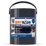 Drybase Liquid Damp Proof Membrane (5 Litre, Black) - Damp Proofing Paint for Internal Walls and Floors. Waterproof Paint