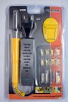 Prabhas Designs Pyrography tools for wood carving || Adjustable Pen with 12 Tips & Accessories || Suitable for Wood carving, Embossing, Leather Carving, DIY