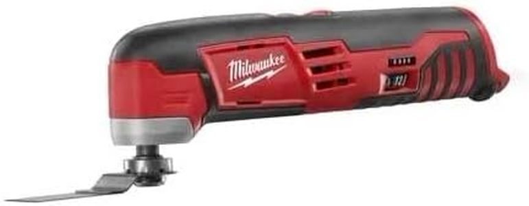 Milwaukee 2426-20 M12 12 Volt Redlithium Ion 20,000 OPM Variable Speed Cordless Multi Tool with Multi-Use Blade, Sanding Pad, and Multi-Grit Papers (Battery Not Included, Power Only)