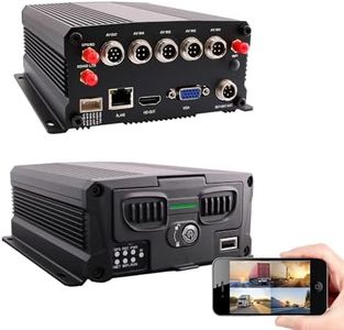 JOINLGO 4 Channel GPS Track 4G LTE WiFi 1080P SSD/SD Drive Mobile Vehicle Car DVR MDVR Black Box Video Recorder Real-time Live View on PC APP Smartphone for Truck Van Bus RV