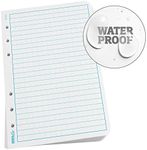 Rite in the Rain Waterproof (DURARITE) Loose Leaf Paper, 4.625" x 7", White, Universal Pattern, 100 Sheet Pack (No. 672)
