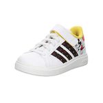 Adidas Kids Grand Court Mickey El Flat, FTWR White, 10K